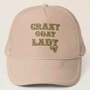 Funny Goat Shirt Crazy Goat Lady 3 Truckerkappe