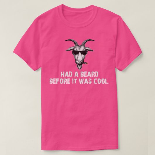 Funny Goat Shirt Funny Beard Shirt Geschenk für Zi (Design vorne)