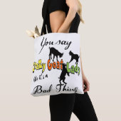 FUNNY GOAT SPRICHWORT | FARBE Crazy Goat Lady WÄHL Tasche (Von Nahem)