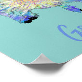 Funny Goat Sprichwort Poster (Ecke)