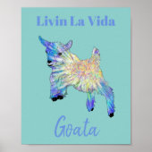 Funny Goat Sprichwort Poster (Vorne)