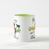 FUNNY GOAT SPRICHWORT | Sie sagen Crazy Goat Lady Tasse (Zentrum)