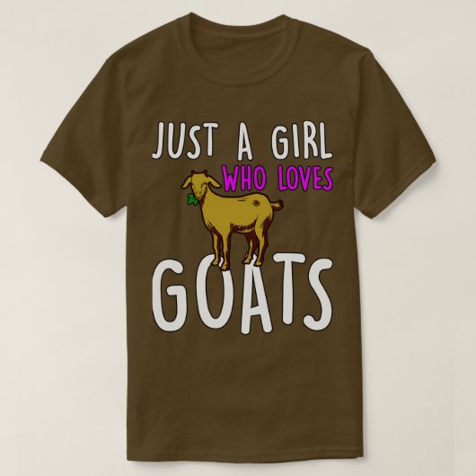 Funny Goat Sprichwort  T-Shirt (Design vorne)
