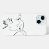 Funny Goat Stillinie Zeichnend Tierkunstdesign Case-Mate iPhone Hülle (Rückseite (Horizontal))
