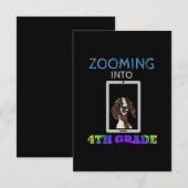 Funny Goat Virtual 4th Grader Zurück zur Schule 20 Begleitkarte (Vorne/Hinten)