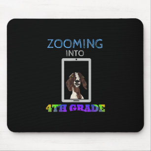 Funny Goat Virtual 4th Grader Zurück zur Schule 20 Mousepad