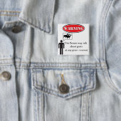 Funny Goat Warning Button (Beispiel)