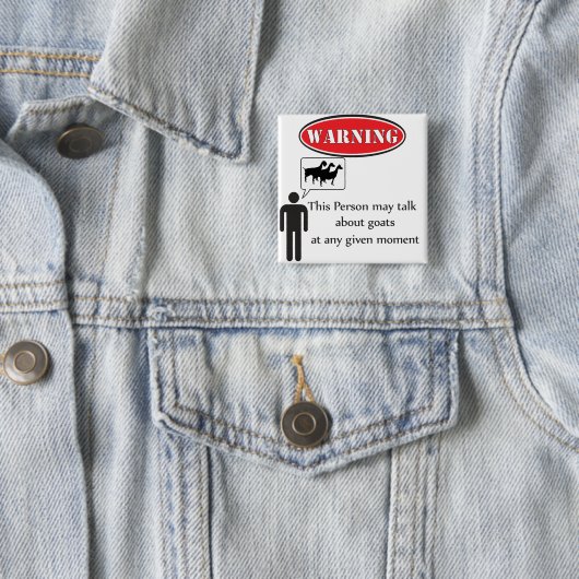 Funny Goat Warning Button (Beispiel)