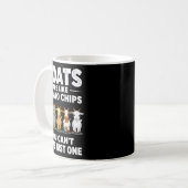Funny Goats Are Like Tato Chips, You Cant Have Jus Kaffeetasse (Vorderseite Links)