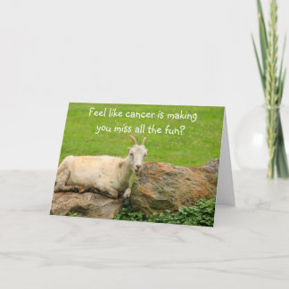 Funny Goats Cancer Support Card Karte