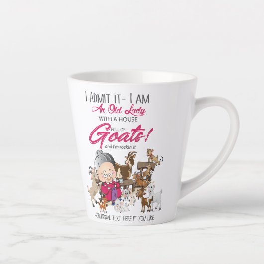 Funny Goats - Ich bin ein altes Lady House voller Milchtasse (Rechts)