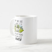 Funny Goats Lover Tasse (Vorderseite Links)