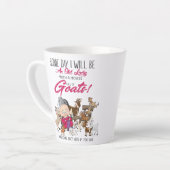 Funny Goats - Old Lady House Full Goats Milchtasse (Linke Ecke)