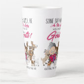 Funny Goats - Old Lady House Full Goats Milchtasse (Vorderseite)