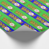 Funny Goat's Weihnachtswrapping Paper Geschenkpapier (Ecke)
