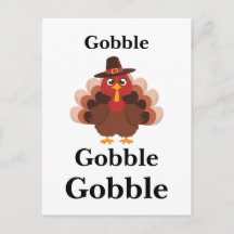 Funny Gobble Erntedank Niedlich Minimalistisch Tür