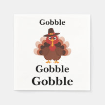 Funny Gobble Erntedank Niedlich Minimalistisch Tür