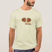 Funny "Gobble ’Til You Wobble" Erntedank T-Shir T-Shirt (Vorderseite)