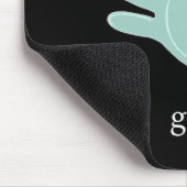 Funny Gobble Türkei Handschuh Medizin Nures Thanks Mousepad (Ecke)