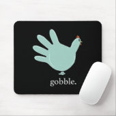 Funny Gobble Türkei Handschuh Medizin Nures Thanks Mousepad (Mit Mouse)