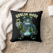 Funny Goblin Mode Lazy Troll Slobbin Antisocial T Kissen (Decke)
