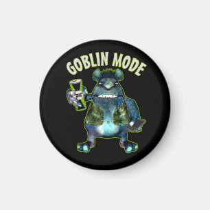 Funny Goblin Mode Lazy Troll Slobbin Antisocial T Magnet