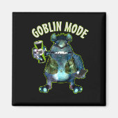 Funny Goblin Mode Lazy Troll Slobbin Antisoziales Magnet (Vorne)