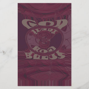 Funny God Bless kenya Hakuna Matata Giraffes wov Briefpapier