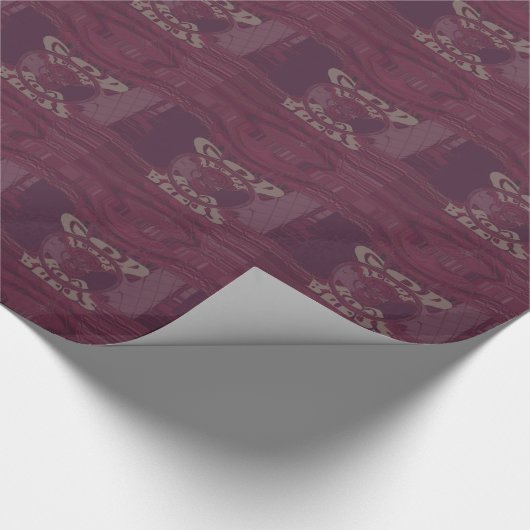 Funny God Bless kenya Hakuna Matata Giraffes wov Geschenkpapier (Ecke)