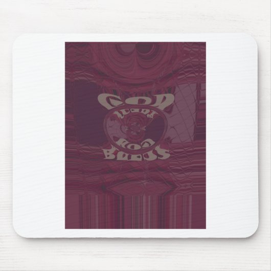 Funny God Bless kenya Hakuna Matata Giraffes wov Mousepad (Vorne)