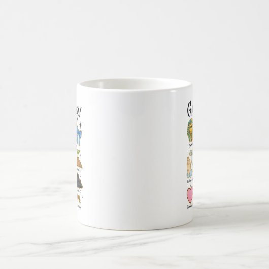 Funny God Did It First 67 Six Seven Christian Bibl Kaffeetasse (Mittel)