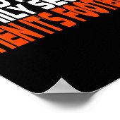 Funny God First Family Then It's Football Religiou Poster (Ecke)