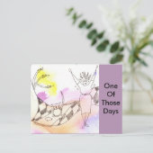 Funny Goddess Cat Gak 2 Postkarte (Stehend Vorderseite)