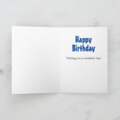 Funny GodVater Mischief Birthday Card Karte (Innenseite)