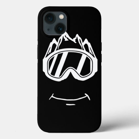 Funny Goggles Snowboard Skifahren Lover Case-Mate iPhone Hülle (Rückseite)