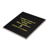 Funny Going to Gym Joke Fliese (Seite)