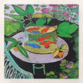 Funny Gold Fish Untersetzer (Vorderseite)