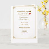 Funny Gold Wedding Invitation Template | Modern Ed Karte (Gelbe Blume)