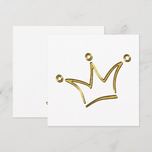 Funny Golden Crown - Luxury Royal 1 (Vorne/Hinten)