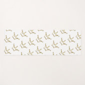 Funny Golden Crown - Luxury Royal 1 Yogamatte (Vorderseite (Horizontal))