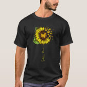 Funny Golden Mom Sunflower Mother s Day Golden Ret T-Shirt (Vorderseite)