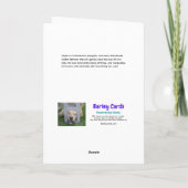 Funny Golden Retriever Ate Naughty List Weihnachte Karte (Rückseite)