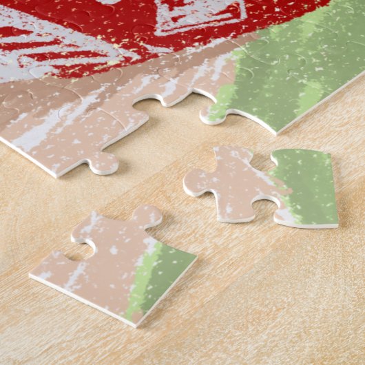 Funny Golden Retriever Christmas Balls Mouth Puzzle (Seite)