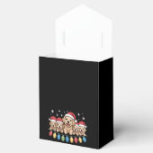 Funny Golden Retriever Christmas Welpe Hund Geschenkschachtel (Geöffnet)