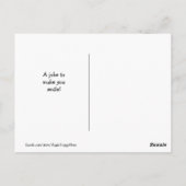 Funny Golden Retriever Cookie Joke Meme Postcard Postkarte (Rückseite)