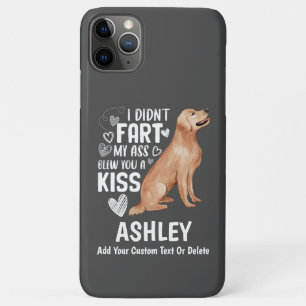 Funny Golden Retriever Furz Kiss Cool Dog Lover Case-Mate iPhone Hülle