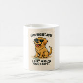 Funny Golden Retriever Mug Kaffeetasse (Mittel)