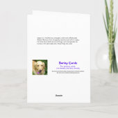 Funny Golden Retriever regiert den House Vaters Da Karte (Rückseite)