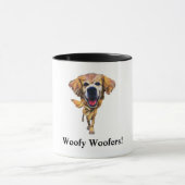 Funny Golden Retriever Tasse (Zentrum)