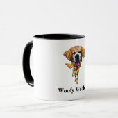 Funny Golden Retriever Tasse (Vorderseite Links)
